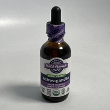 Oregons Wild Harvest Biodynamic Ashwagandha Extract 2 fl oz 59 ml 01/2030 Sealed
