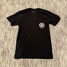 Chrome Hearts USA Flag Pocket T Shirt Black Men’s Small S Made in USA