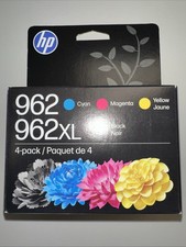HP 962 XL 962XL Original Ink Cartridges 4 pack- Yellow/Magenta/Cyan/Black