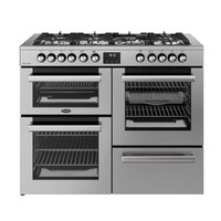 Belling Cookcentre 110cm Dual Fuel Range Cooker S. Steel 110DF Grade C