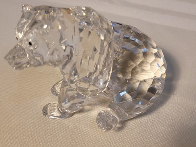 SWAROVSKI CRYSTAL LARGE ADULT GRIZZLY BEAR #243880 MINT No Box
