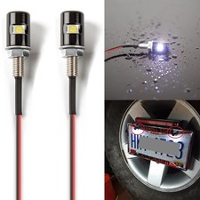2x License Plate Lighttag Screw Bolt Lamp12v White Led Bulb For Car Motorcycle 2x License Plate Lighttag Screw Bolt Lamp12v White Led Bulb For Car Motorcycle
