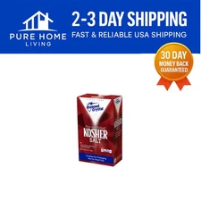 Kosher Salt - Pure & Natural, Lower Sodium, 3lb Box of Flavorful Crystals