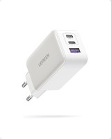 Ugreen Nexode Usb C LadegeräT 65W Usb C Netzteil 3-Port Gan Pd Charger Pps Weiß