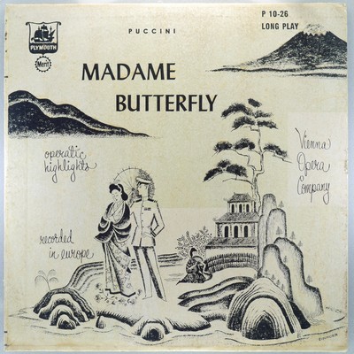 PUCCINI VIENNA OPERA COMPANY Madame Butterfly PLYMOUTH P 10-26 VG 1952 Opera