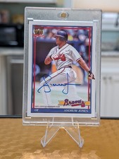 2026 Topps Series 1 Andruw Jones Auto On Card