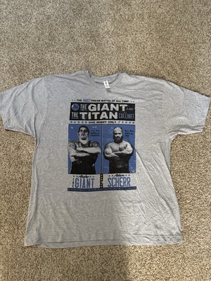 NWoT Andre the Giant vs Titan Collide Adam Scherr T-Shirt Men's XXL PWC
