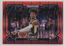 2024-25 Panini Prizm Draft Picks Red Pulsar Variations 186/299 Ja Morant #29 0q3
