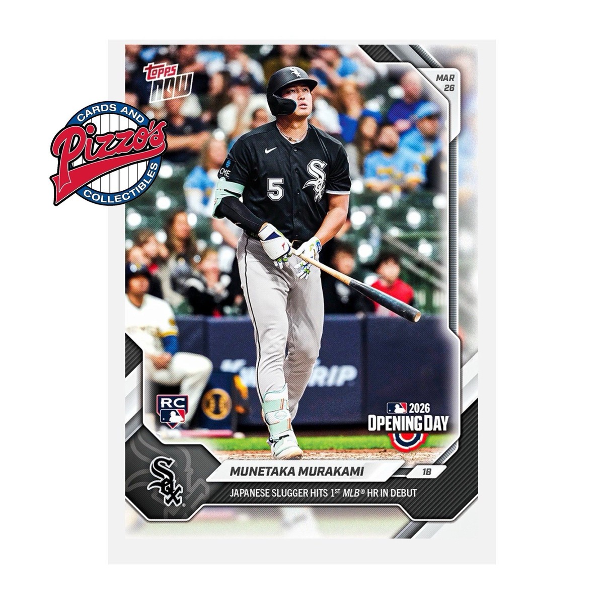 Munetaka Murakami RC 1st HR Opening Day 2026 MLB Topps NOW Card 5