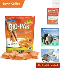 -Pak Black Holding Tank Deodorizer & Waste Digester Drop-Ins - Advanced Enzym...