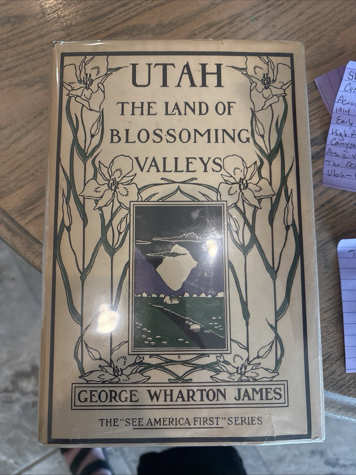 Utah The Land Of Blossoming Valleys by George Wharton James 1922 First HC Book
