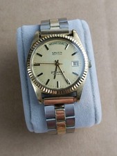 Rare Men Gruen Precision Presidential Watch 25 Jewel Autowind Automatic Day/Date