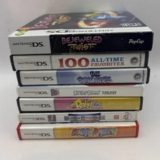7 Nintendo Ds Game Cases With Manuals Only No Games VG