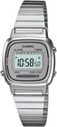 Casio Vintage Watch LA670WA-7DF LA670WA LA670 Women Silver Digital Watches New