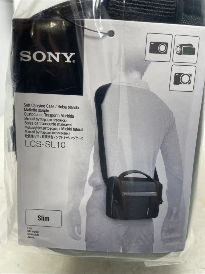 ¡NUEVO! Estuche de transporte suave delgado Sony LCS-SL10/BC1 para cámara/videocámara (14) Foto 2 de 4