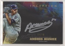 2020 Topps Inception Silver Signings 13/99 Andres Munoz #SS-AMU Auto 00ps