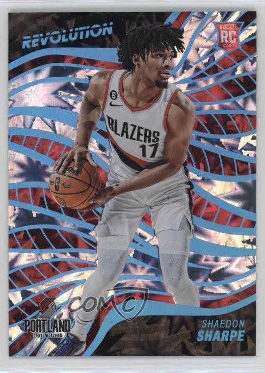 2022 Panini Revolution Rookies Impact 149/149 Shaedon Sharpe #127 Rookie RC 6m7