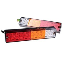 20-LED Truck Trailer Tail Light Turn Signal Reverse Brake Light, Stop Rear