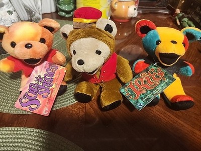 Grateful Dead Bear ''Cheeky'' ''Irie'' ''Sun Shine''  7  Plush from Liquid Blue RARE