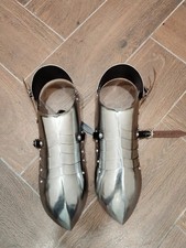 Medieval Steel Knight Sabatons Foot Armor Reenactment Cosplay Costume Gift