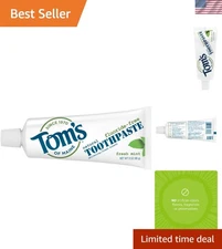 Fluoride-Free Mint Toothpaste in 3 oz Travel Size - Fresh Breath & Healthy Teeth
