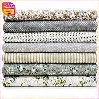 Baumwollstoff 50X50Cm 100% Baumwolle 7Er Set Patchwork Stoffe DIY NäHen Basteln