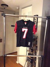 Atlanta Falcons #7 Michael Vick Black Jersey Youth Kids Medium 10-12 Reebok