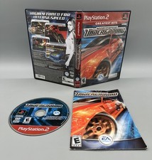 Need For Speed Underground PS2 (PlayStation 2, 2004) Complete With Manual