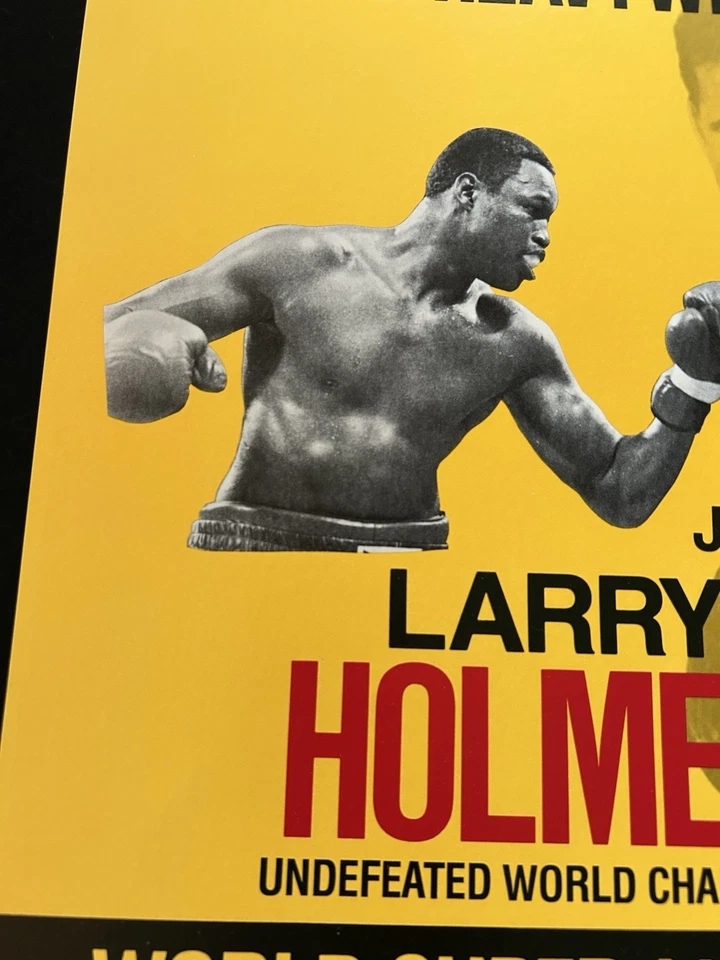 GREAT! 1981 Holmes vs  Spinks Heavy Weight Boxing Match JOE LOUIS Arena Detroit - Image 2 of 4
