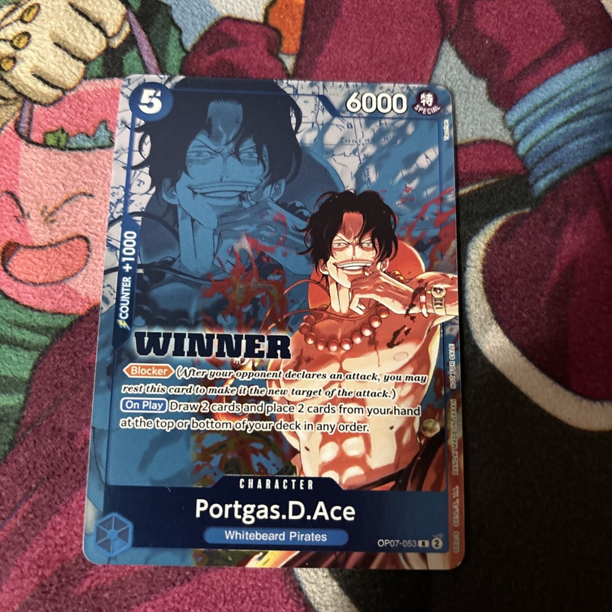 【英語版】ポートガス　D　 エース　WINNER プロモ Portgas.D.Ace Winner Pack 2024 Oct.-Dec. OP07-053 One Piece