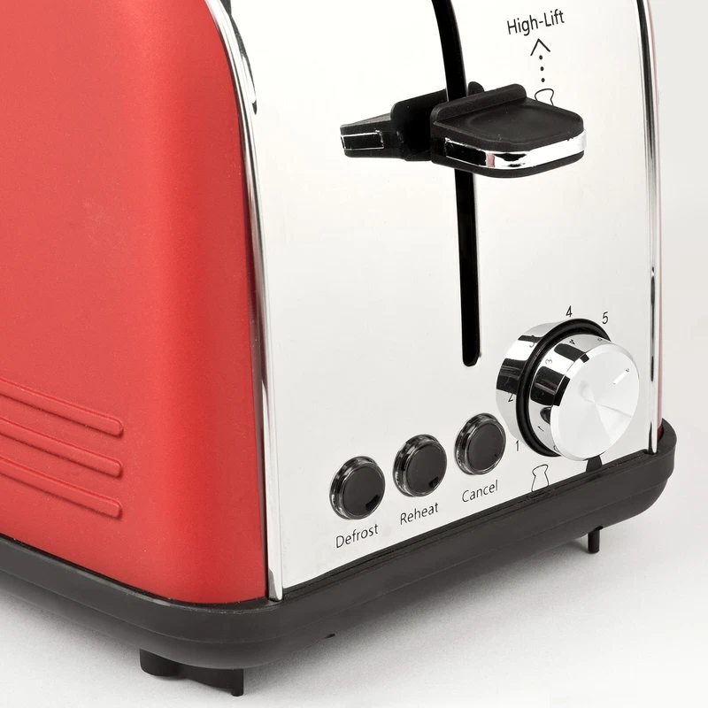 Tostapane Tostiera Tost Girmi TP57 Rosso Elettrico in Acciaio 800 W, fotografia 8 di 10