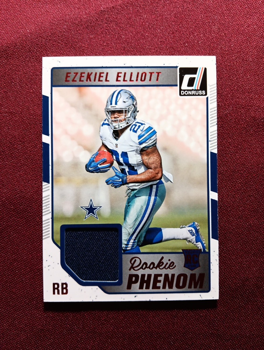 2016 Donruss EZEKIEL ELLIOTT Game Used Jersey Rookie DALLAS