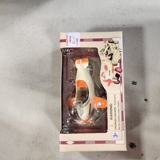 PEDAL POWER 1:10 SCALE DIE CAST ORANGE BEIGE AIRPLANE, PEDAL CAR, New A3