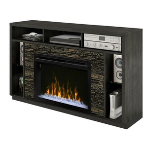 Dimplex Joseph Media Console Electric Fireplace With Logs