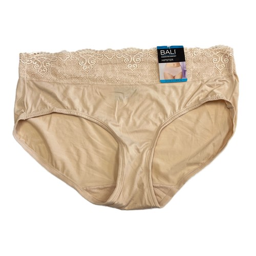 3 Women's Bali Hipster Panty 2XL 2X Size 9 NWT DFPC63 3 Pack NEW - Picture 6 of 8