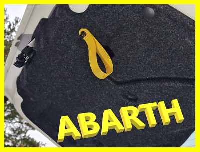 ABARTH Kofferraum Heckklappen-Schlaufe GELB 595 Competizone Turismo Biposto  500