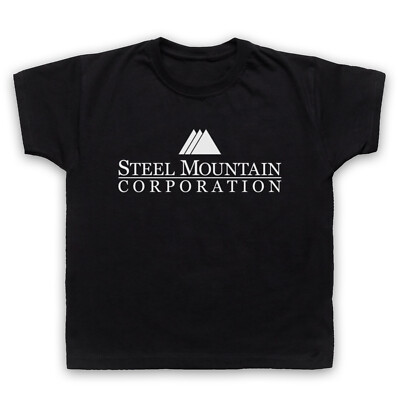 STEEL MOUNTAIN INOFFICIAL MR. ROBOT F SOCIETY CORP HACK KINDER KINDER T-SHIRT