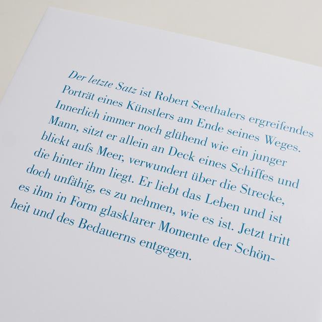 Thumbnail - Der Letzte Satz Robert Seethaler