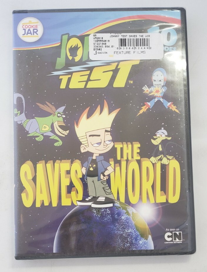 Johnny Test: Saves the World DVD BRAND NEE FACTORY SEALED 10