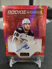 Jani Hakanpaa Rookie Autographs Red Prism /50