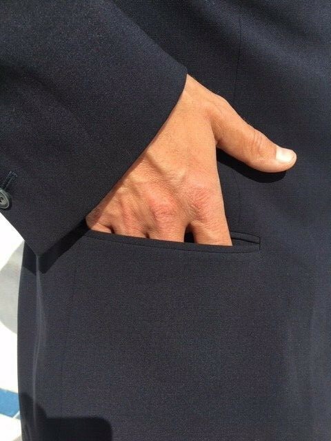 ARMANI COLLEZIONI blazer Size 40 UK NAVY WOOL Made in Italy vintage RRP £299 image 6