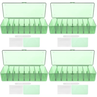  4 Sets Schrank-Organizer-System Veranstalter Aufbewahrungsbox Für Datenkabel