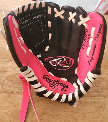 RAWLINGS 8-1/2'' PL85PB Right  HANDERS Glove  BASEBALL MITT Pink/Black