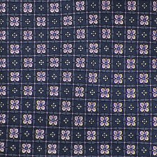 THE MENS STORE Navy Gray Lavender FLORETTES Satin Silk Tie NWT