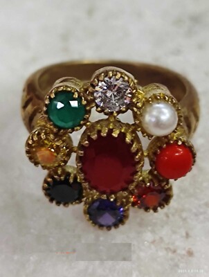 CUSTOM MAGIC RAPID MONEY & LUCK ATTRACTION MAGICAL NAVRATAN RING 777