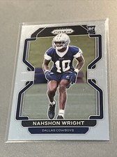 2021 Prizm Nahshon Wright Rookie NM