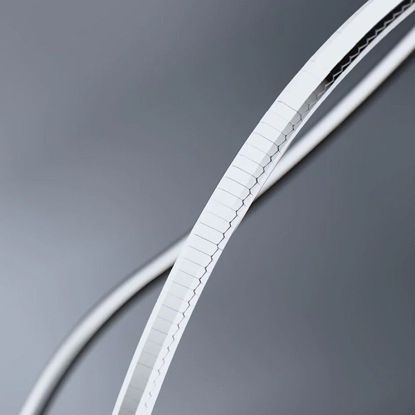 Alternate view of Color Men Women 18k Gold Plated Octagonal Snake Chain Bracelet Bangle Length