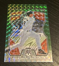 2021 Panini Mosaic Cal Ripken Jr Producers Green Prizm