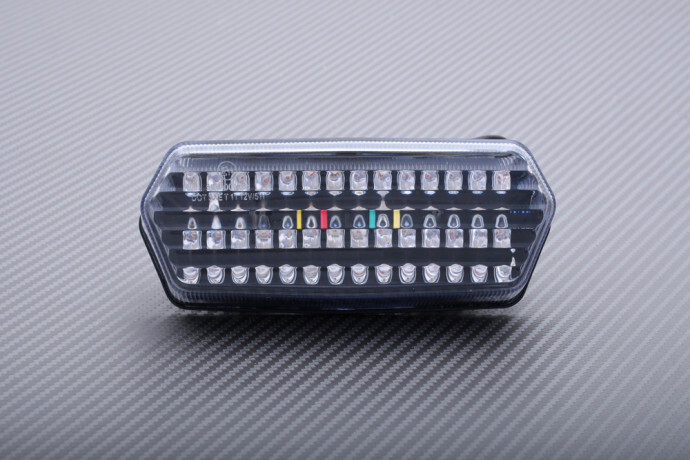 Feu stop LED fumé avec clignotants intégrés pour moto Honda NC750X 2016-2020