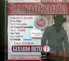 Karaokanta 557 Gerardo Ortiz 1 - 2010 New CD G / CD Sealed
